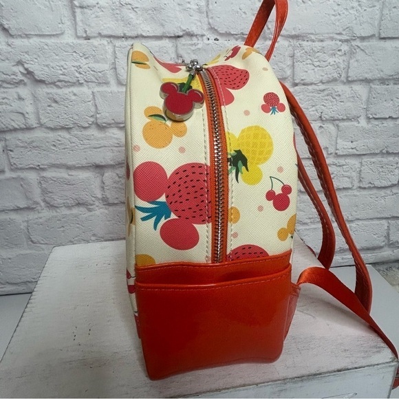 Loungefly Disney Mickey Mouse Spring Fruit Mini Backpack - Picture 8 of 14